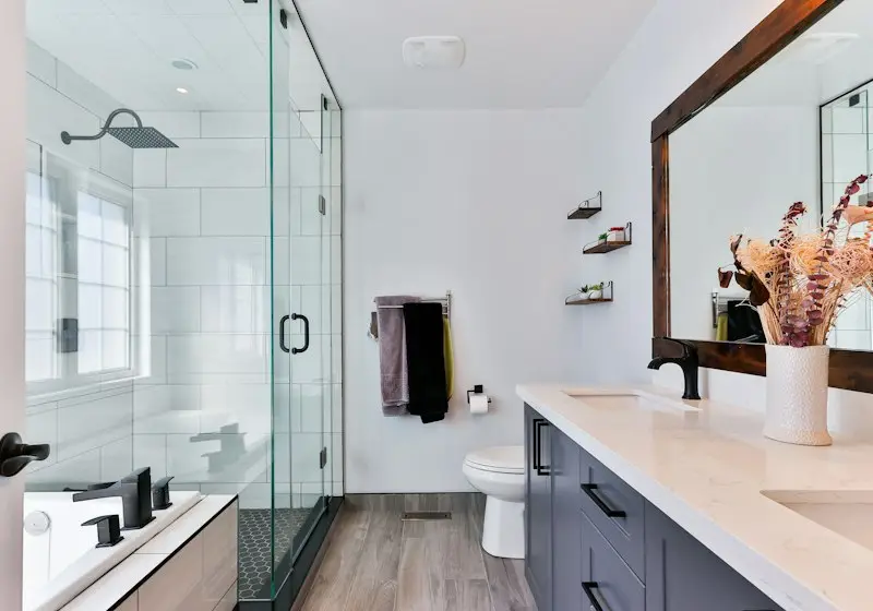New bathroom fixtures